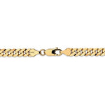 Lade das Bild in den Galerie-Viewer, 14k Yellow Gold 6.25mm Beveled Curb Link Bracelet Anklet Necklace Pendant Chain
