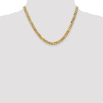 Load image into Gallery viewer, 14k Yellow Gold 6.25mm Beveled Curb Link Bracelet Anklet Necklace Pendant Chain
