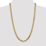 Ladda upp bild till gallerivisning, 14k Yellow Gold 6.75mm Beveled Curb Link Bracelet Anklet Necklace Pendant Chain
