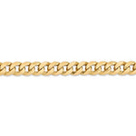 Cargar imagen en el visor de la galería, 14k Yellow Gold 8mm Beveled Curb Link Bracelet Anklet Necklace Pendant Chain
