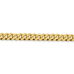將圖片載入圖庫檢視器 14k Yellow Gold 8.5mm Beveled Curb Link Bracelet Anklet Necklace Pendant Chain
