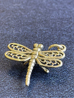 Afbeelding in Gallery-weergave laden, Sterling Silver Antique Finish Dragonfly 3D Pendant Charm
