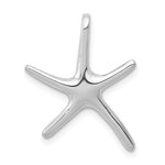 Load image into Gallery viewer, 14k White Gold Starfish Chain Slide Pendant Charm
