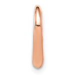 Afbeelding in Gallery-weergave laden, 14k Rose Gold Floating Heart Chain Slide Pendant Charm
