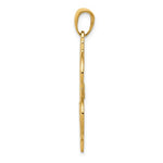 Afbeelding in Gallery-weergave laden, 14k Yellow Gold Dollar Sign or Symbol Pendant Charm
