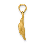 Afbeelding in Gallery-weergave laden, 14k Yellow Gold Cowboy Cowgirl Hat Diamond Cut Pendant Charm
