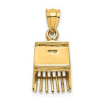 Load image into Gallery viewer, 14k Yellow Gold Cranberry Scoop 3D Pendant Charm
