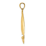 Afbeelding in Gallery-weergave laden, 14k Yellow Gold Sailboat Sailing Large Pendant Charm
