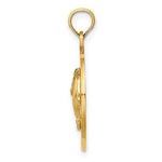 Load image into Gallery viewer, 14k Yellow Gold Cancun Mexico Dolphins Travel Vacation Pendant Charm
