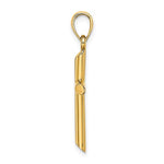 Load image into Gallery viewer, 14k Yellow Gold Cylinder Cross Polished Pendant Charm

