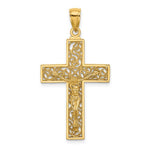 Ladda upp bild till gallerivisning, 14K Yellow Gold Crucifix Cross Pendant Charm
