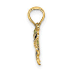 Charger l&#39;image dans la galerie, 14k Yellow Gold with Enamel Butterfly Small Pendant Charm
