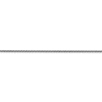 將圖片載入圖庫檢視器 14k White Gold 1.5mm Cable Bracelet Anklet Necklace Pendant Chain
