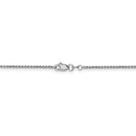 Cargar imagen en el visor de la galería, 14k White Gold 1.5mm Cable Bracelet Anklet Necklace Pendant Chain
