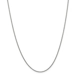 Indlæs billede til gallerivisning 14k White Gold 1.5mm Cable Bracelet Anklet Necklace Pendant Chain
