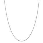 Cargar imagen en el visor de la galería, 14k White Gold 1.5mm Parisian Wheat Necklace Pendant Chain
