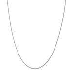 Lade das Bild in den Galerie-Viewer, 14k White Gold 1.5mm Diamond Cut Wheat Necklace Pendant Chain
