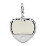 Load image into Gallery viewer, Amore La Vita Sterling Silver Mom Heart Photo Picture Frame Charm
