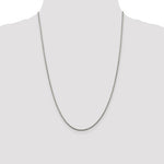 Lataa kuva Galleria-katseluun, Sterling Silver 1.75mm Rhodium Plated Diamond Cut Rope Necklace Pendant Chain
