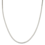 Lataa kuva Galleria-katseluun, Sterling Silver 3mm Herringbone Bracelet Anklet Choker Necklace Pendant Chain
