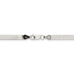 Kép betöltése a galériamegjelenítőbe: Sterling Silver 4.5mm Herringbone Bracelet Anklet Choker Necklace Pendant Chain
