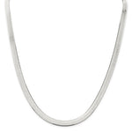 Cargar imagen en el visor de la galería, Sterling Silver 7mm Herringbone Bracelet Anklet Choker Necklace Pendant Chain
