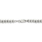 이미지를 갤러리 뷰어에 로드 , Sterling Silver 5mm Beaded Necklace Pendant Chain
