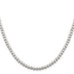 Lataa kuva Galleria-katseluun, Sterling Silver 5mm Beaded Necklace Pendant Chain
