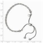 Load image into Gallery viewer, Sterling Silver Diamond Cut Beaded Friendship Bracelet Adjustable
