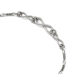 Load image into Gallery viewer, Sterling Silver Infinity Adjustable Anklet
