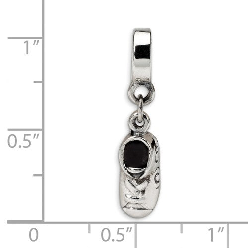 Authentic Reflections Sterling Silver Baby Shoe Dangle Bead Charm