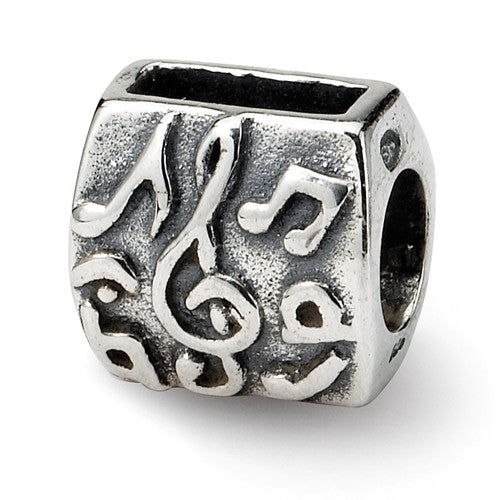 Authentic Reflections Sterling Silver Treble Clef Music Bead Charm