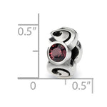 Load image into Gallery viewer, Authentic Reflections Sterling Silver Red Swarovski Element Bead Charm
