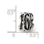 Lade das Bild in den Galerie-Viewer, Authentic Reflections Sterling Silver Number 16 Sixteen Bead Charm
