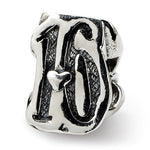 Lade das Bild in den Galerie-Viewer, Authentic Reflections Sterling Silver Number 16 Sixteen Bead Charm
