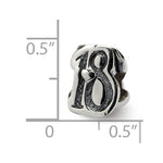 Charger l&#39;image dans la galerie, Authentic Reflections Sterling Silver Number 18 Eighteen Bead Charm
