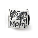 Load image into Gallery viewer, Authentic Reflections Sterling Silver I Love You Mom Bead Charm
