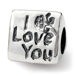 Afbeelding in Gallery-weergave laden, Authentic Reflections Sterling Silver I Love You Mom Bead Charm
