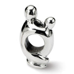 Lade das Bild in den Galerie-Viewer, Authentic Reflections Sterling Silver Family of Two Bead Charm
