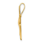 Load image into Gallery viewer, 14k Yellow Gold Starfish Chain Slide Pendant Charm
