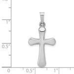 Load image into Gallery viewer, 14k White Gold Latin Cross Pendant Charm
