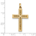 Afbeelding in Gallery-weergave laden, 14k Yellow Gold Latin Cross Pendant Charm
