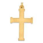 Φόρτωση εικόνας στο εργαλείο προβολής Συλλογής, 14k Yellow Gold Cross Large Pendant Charm
