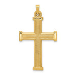 Φόρτωση εικόνας στο εργαλείο προβολής Συλλογής, 14k Yellow Gold Cross Large Pendant Charm
