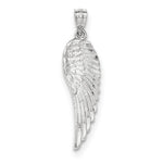 Afbeelding in Gallery-weergave laden, 14k White Gold Angel Wing Pendant Charm
